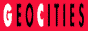 A GIF with five frames.
The first frame reads "GeoCities" on a red background.
The second frame says "Your home on the web"
The third frame is just a solid white image
The fourth frame has the GeoCities logo next to the word "FREE" over a white background
The fifth frame is similar but the word "FREE" now reads "Web Hosting"