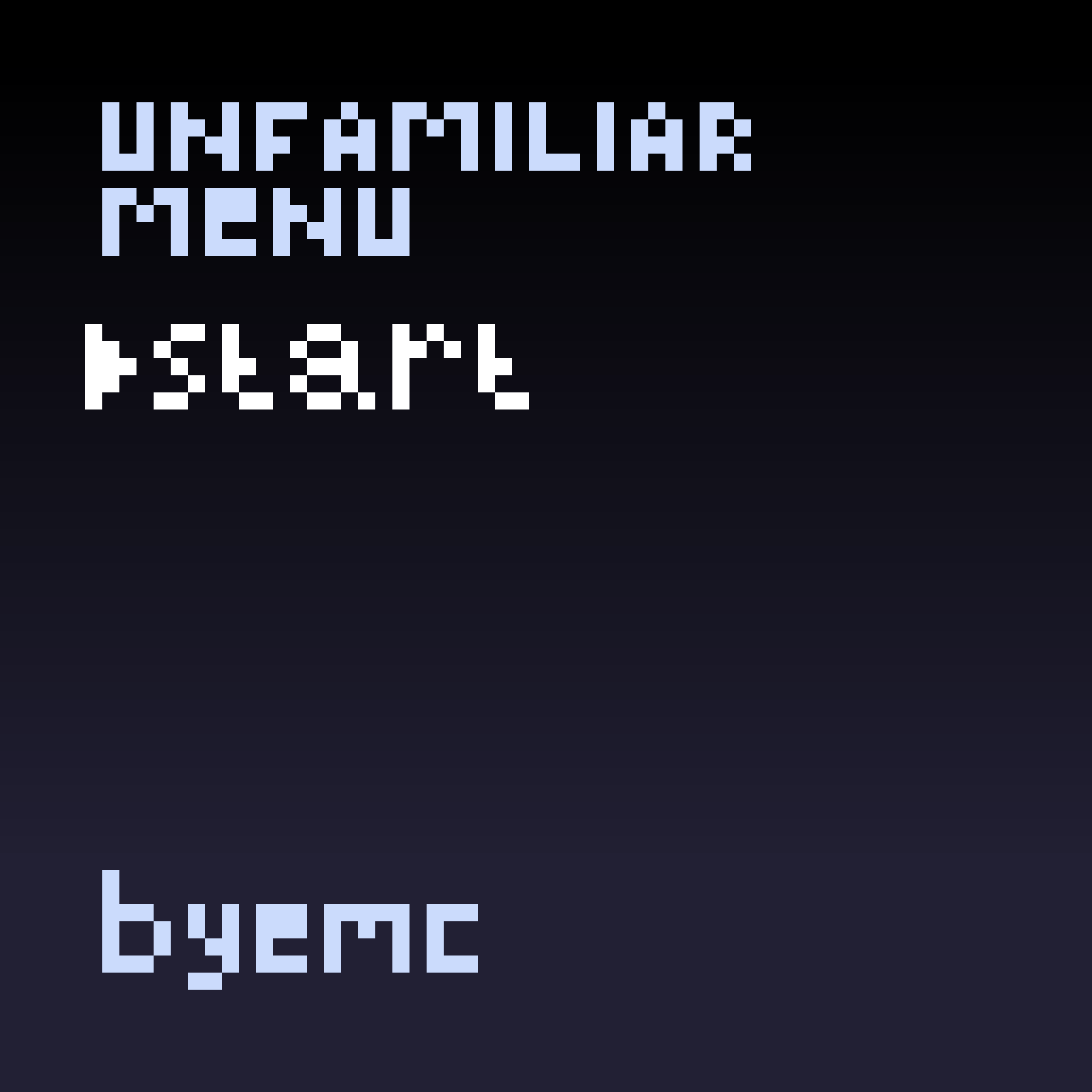 unfamiliar-menu